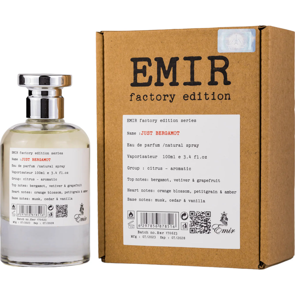 Emir Factory Edition - Just Bergamot - 100ml