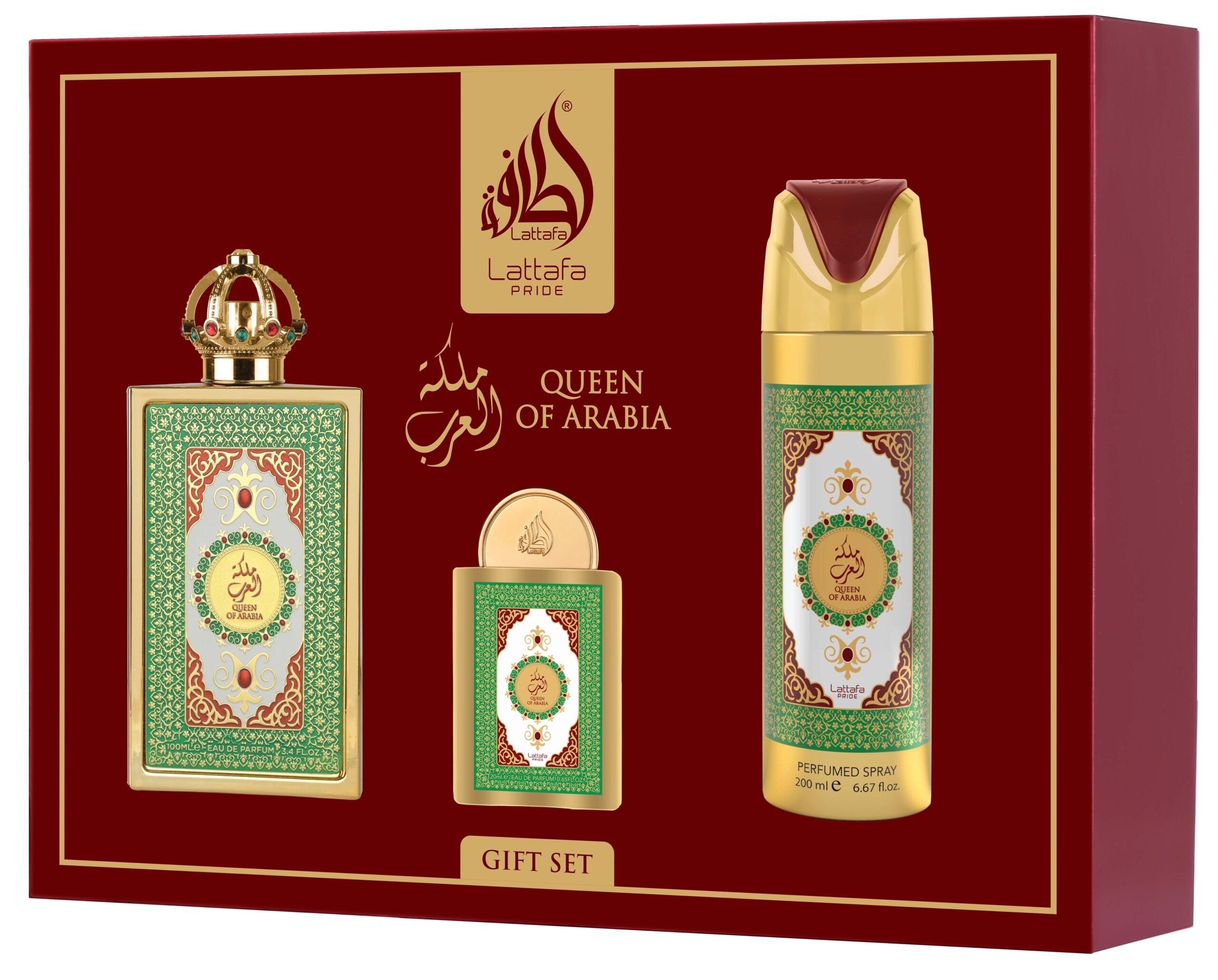Lattafa - Queen Of Arabia Gift Set - 3pc