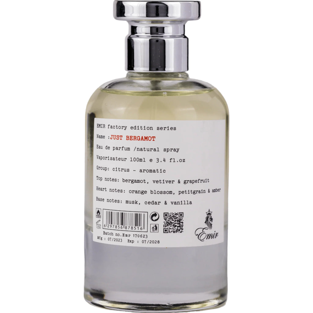 Emir Factory Edition - Just Bergamot - 100ml