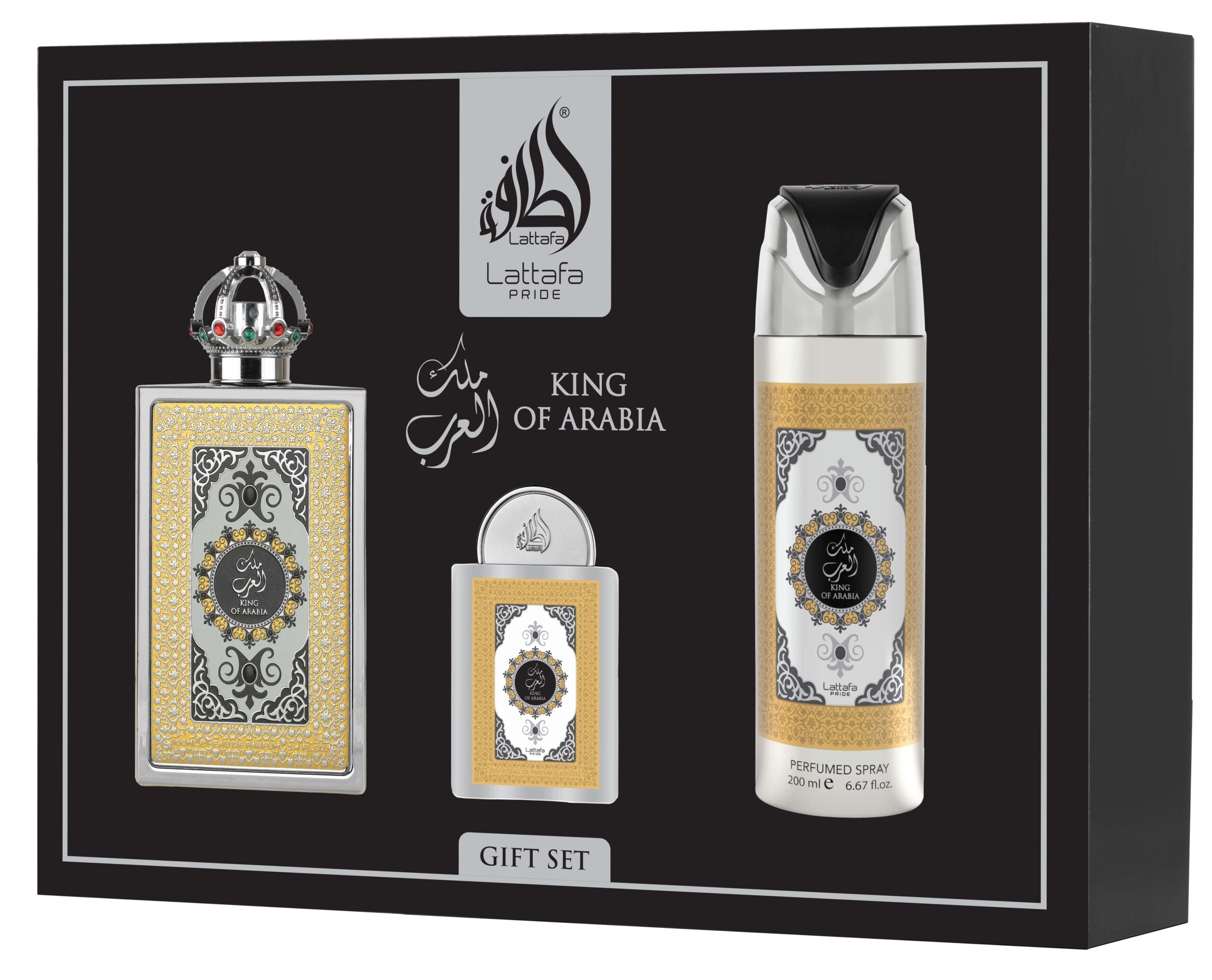 Lattafa - King Of Arabia Gift Set - 3pc