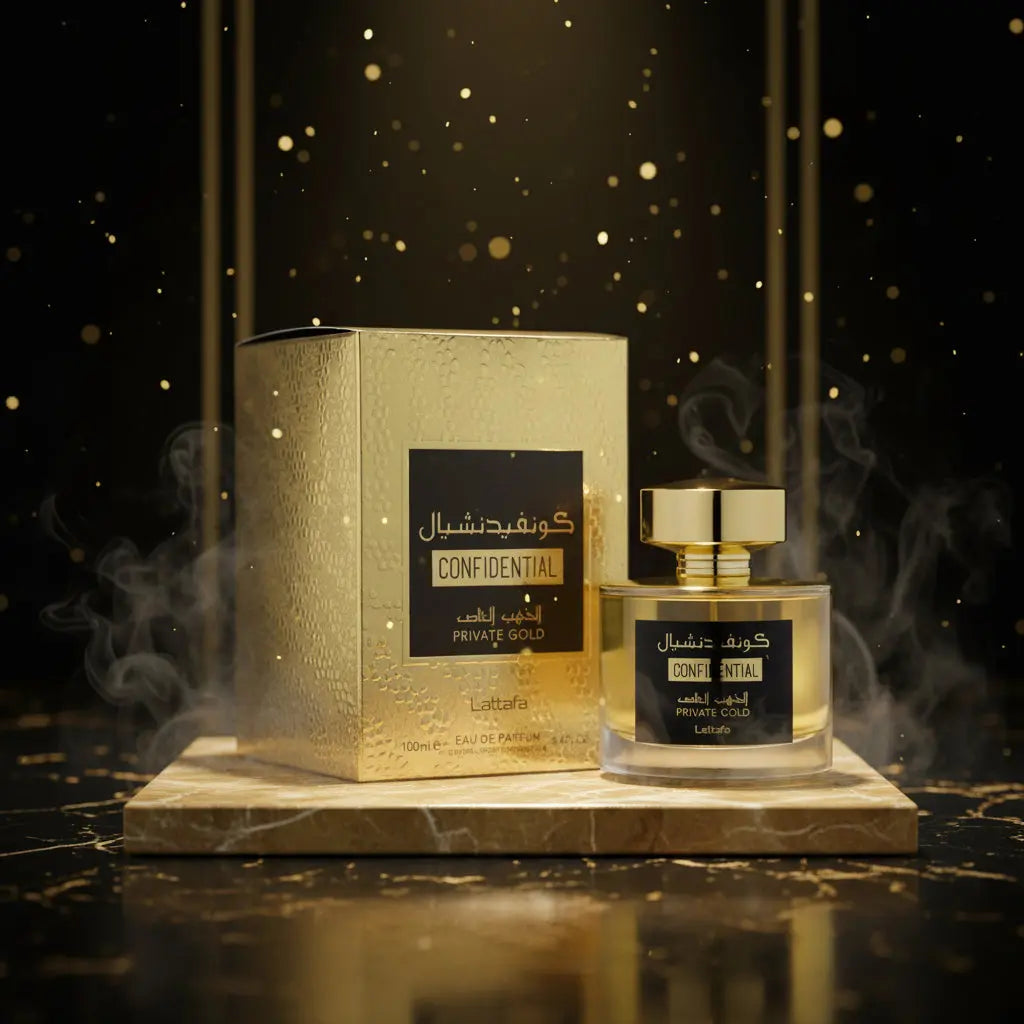 Lattafa - Confidential Private Gold - 100ml - Arab Aroma